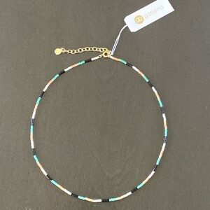 Gorjana Gigi Stripe Palm Desert Necklace 245-101-534-G